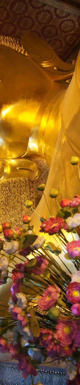 Den liegenden Buddha von Wat Pho bestaunen